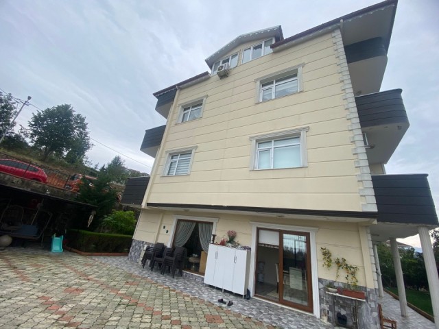 DETACHED HOUSE FOR SALE WITH SEA VIEW IN TRABZON SOĞUKSU