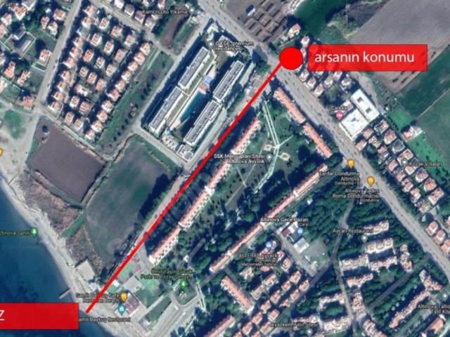 BALIKESIR AYVALIK ALTINOVA LAND FOR SALE 242 m²